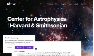 Preview of the Center for Astrophysics | Harvard & Smithsonian Case Study