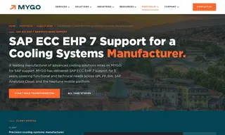 Preview of the Precision Cooling Systems Manufacturer Case Study