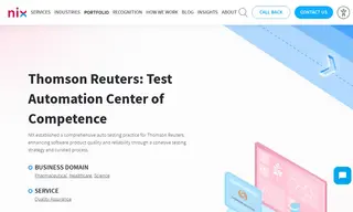 Preview of the Thomson Reuters Case Study