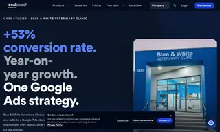 Preview of the Blue & White Veterinary Clinic Case Study