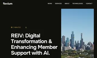 Preview of the The Real Estate Institute of Victoria (reiv) Case Study
