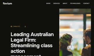 Preview of the Leading Australian Consumer Law Firm Case Study
