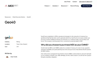 Preview of the Geo40 Case Study