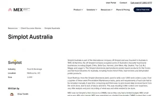 Preview of the Simplot Australia Case Study