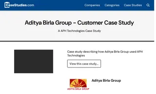 Preview of the Aditya Birla Group Case Study