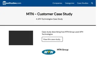 Preview of the MTN Group Case Study