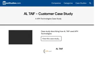 Preview of the AL TAIF Case Study