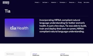 Preview of the Tia Case Study