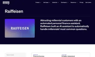 Preview of the Raiffeisen Case Study