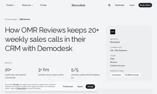 Preview of the OMR Reviews Case Study