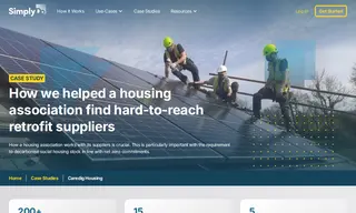 Preview of the Caredig Housing Case Study