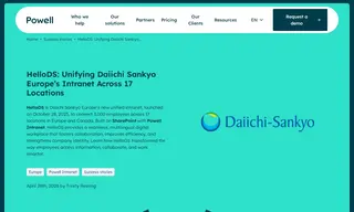 Preview of the Daiichi Sankyo Europe Case Study