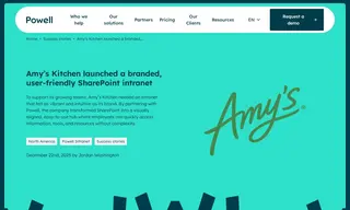 Preview of the Amy’s Kitchen Case Study