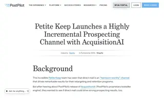 Preview of the Petite Keep Case Study