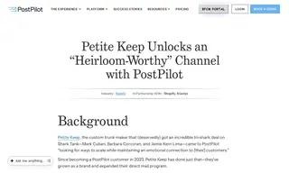 Preview of the Petite Keep Case Study