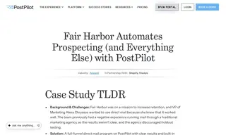 Preview of the Fair Harbor Case Study