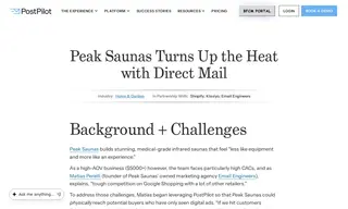 Preview of the Peak Saunas Case Study