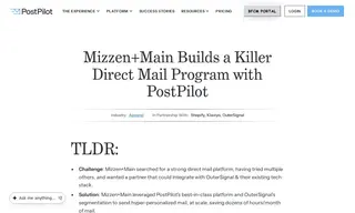 Preview of the Mizzen+Main Case Study