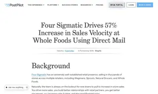 Preview of the Four Sigmatic Case Study