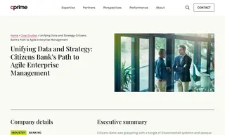 Preview of the Citizens Bank Case Study
