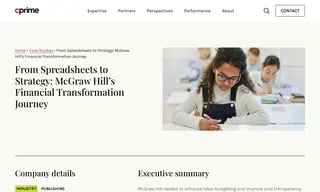 Preview of the McGraw Hill Case Study