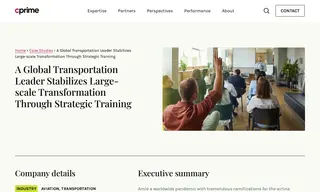 Preview of the One of the World’s Largest Transportation Groups Case Study