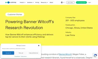 Preview of the Banner Witcoff Case Study