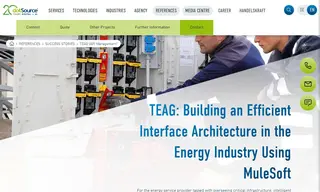 Preview of the TEAG Thüringer Energie AG Case Study