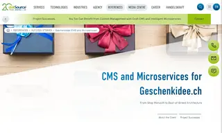 Preview of the Geschenkidee Case Study
