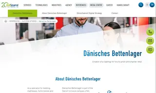 Preview of the Dänisches Bettenlager Case Study