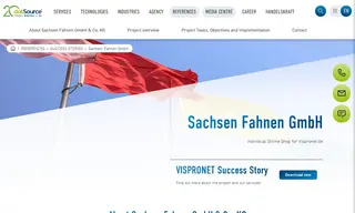 Preview of the Sachsen Fahnen GmbH Case Study