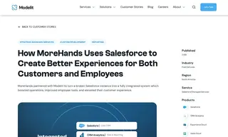 Preview of the MoreHands Case Study