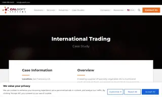 Preview of the International Trading Case Study