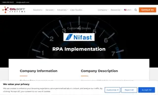 Preview of the Nifast Case Study