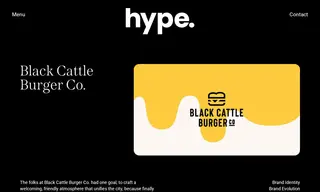 Preview of the Black Cattle Burger Co Case Study