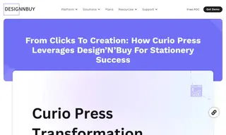 Preview of the Curio Press LLC Case Study