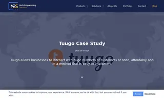 Preview of the Tuugo Web Portal Case Study