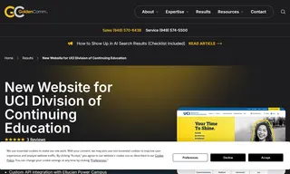 Preview of the UCI Division of Continuing Education (dce) Case Study