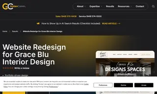 Preview of the Grace Blu Interior Design Case Study