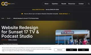 Preview of the Sunset 17 TV & Podcasts Case Study