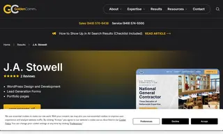 Preview of the J.A. Stowell Construction, Inc Case Study