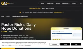 Preview of the Pastor Rick’s Daily Hope Case Study