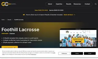 Preview of the Foothill High School Boys Lacrosse Case Study