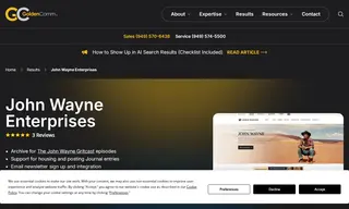 Preview of the John Wayne Enterprises Case Study