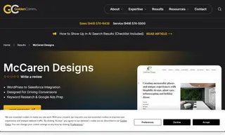 Preview of the McCaren Designs Case Study