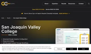 Preview of the San Joaquin Valley College Case Study