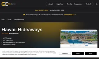 Preview of the Hawaii Hideaways Case Study