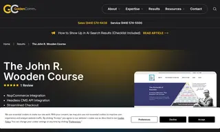 Preview of the The John R. Wooden Course Case Study
