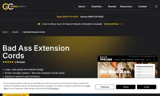 Preview of the Bad Ass Extension Cords Case Study