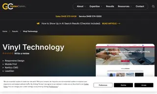 Preview of the Vinyl Technology Case Study